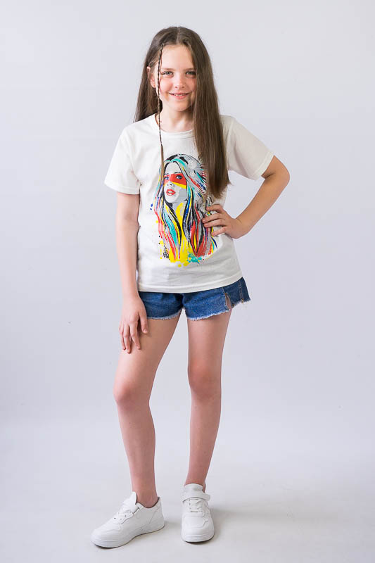 Футболка підліткова для дівчаток 1502Д-1