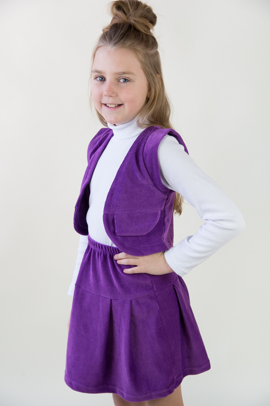 Жилетка для дівчаток 55-16651