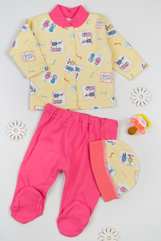 Комплект ясельний для дівчинки 19009Д