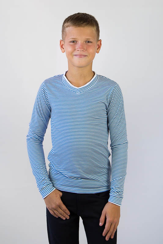 Футболка з довгим рукавом для хлопчиків 300-1025П