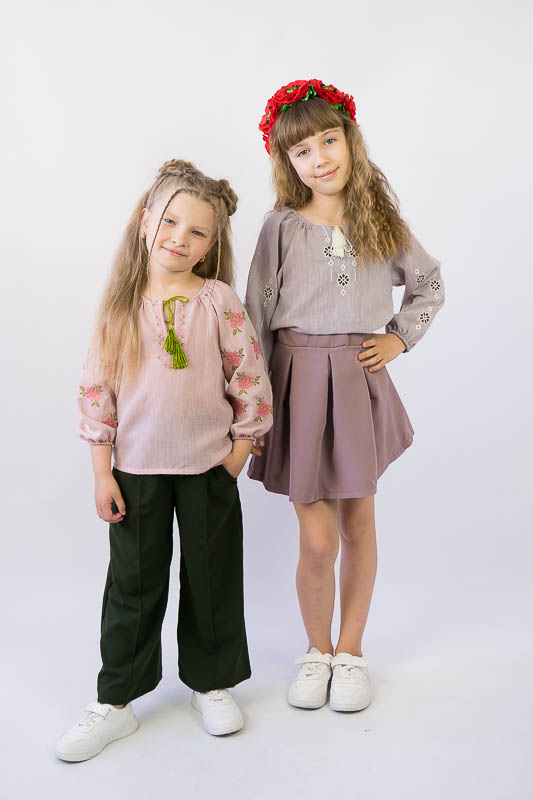 Вишиванка для дівчаток 300-1301Д-1