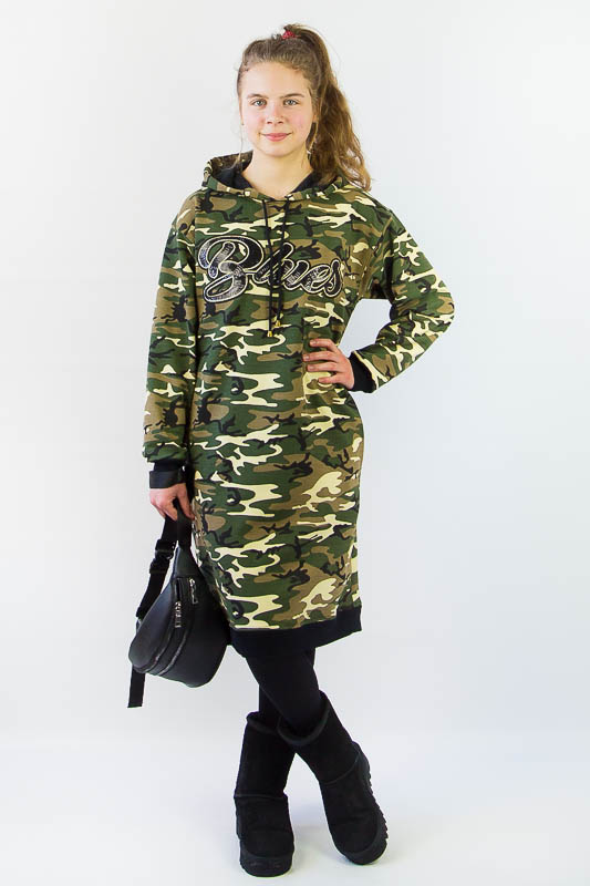 Сукня-худі для дівчинки 300-475