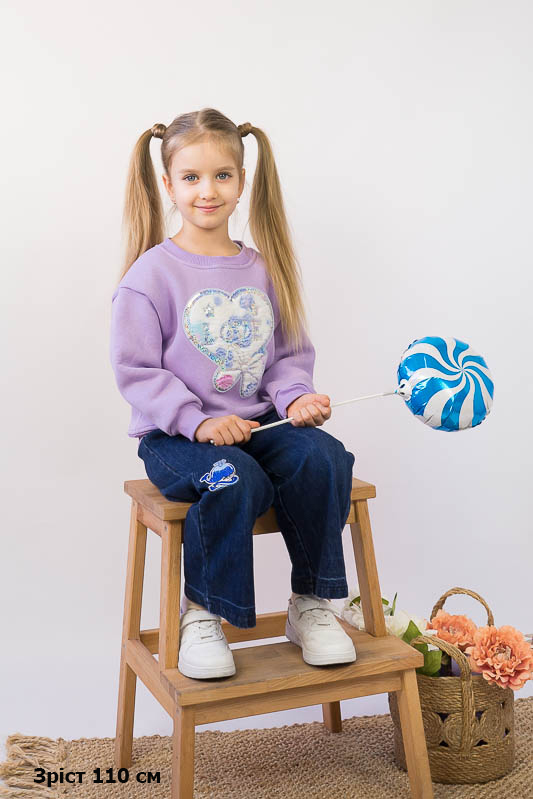 Світшот для дівчаток 300-553Н