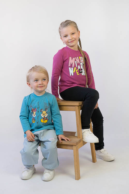 Лонгслів для дівчаток 300-886Д