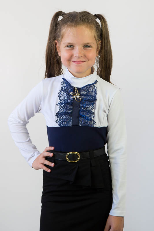 Блуза шкільна для дівчаток 503-042
