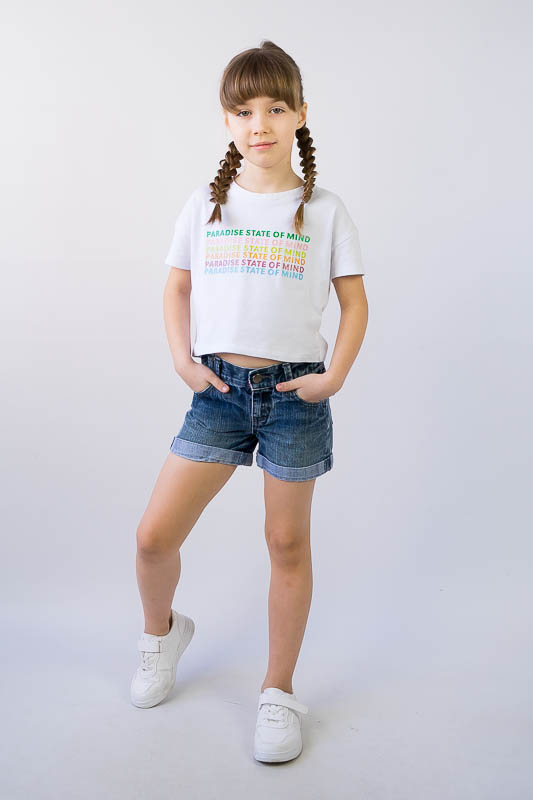 Футболка-топ для дівчаток 503-219