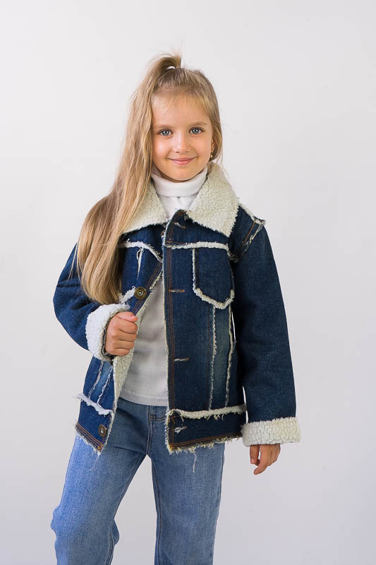 Джинсова куртка для дівчаток 503-326-1