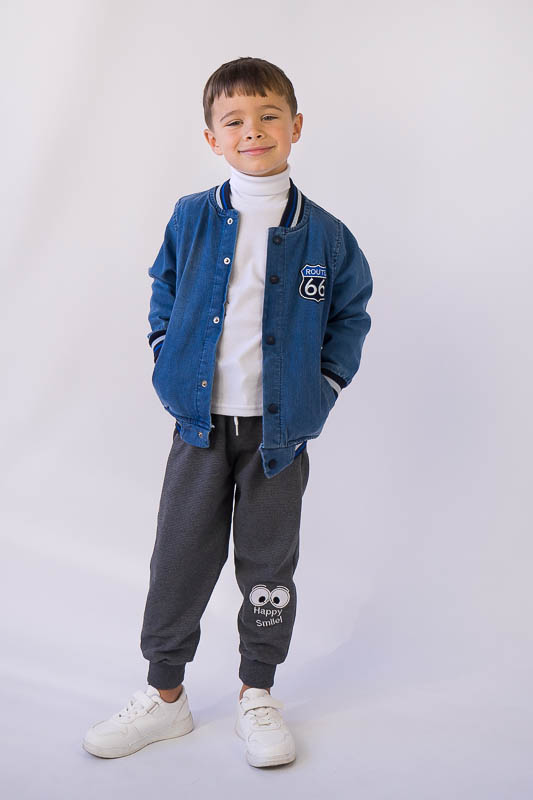 Бомбер джинсовий для хлопчиків 503-375