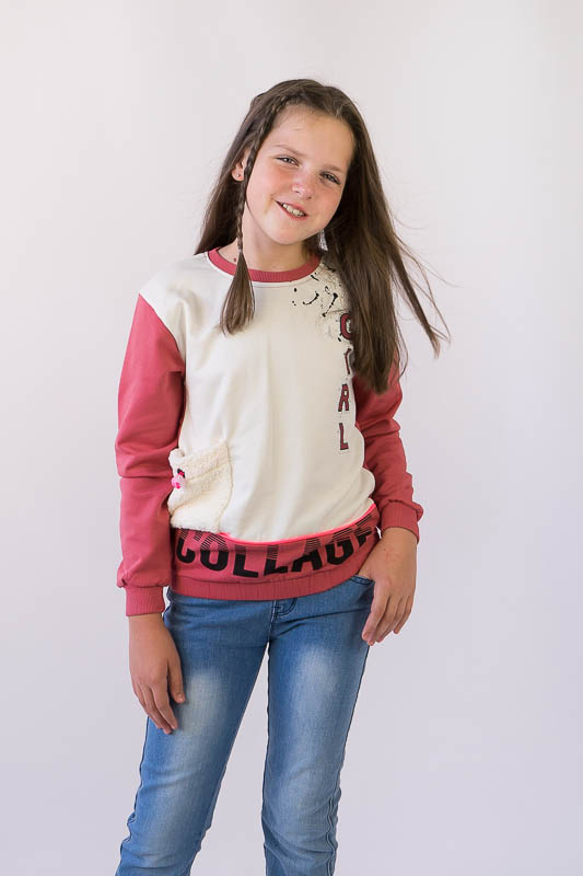 Світшот для дівчаток 503-391