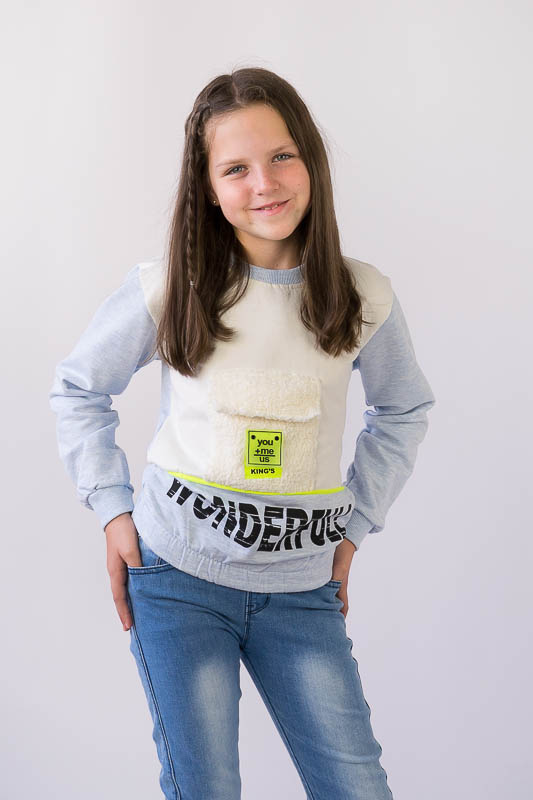 Світшот для дівчаток 503-392