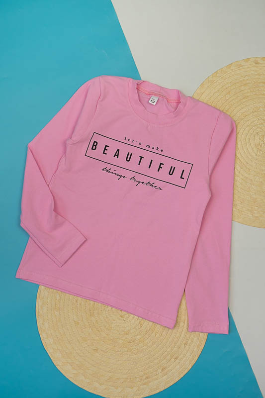 Лонгслів підлітковий для дівчаток 55-300-886Д-1