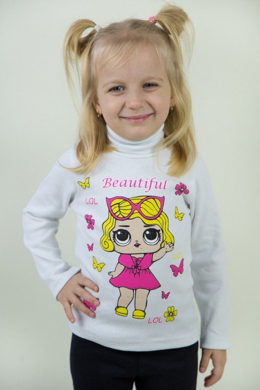 Водолазка для дівчаток 55-4125БН