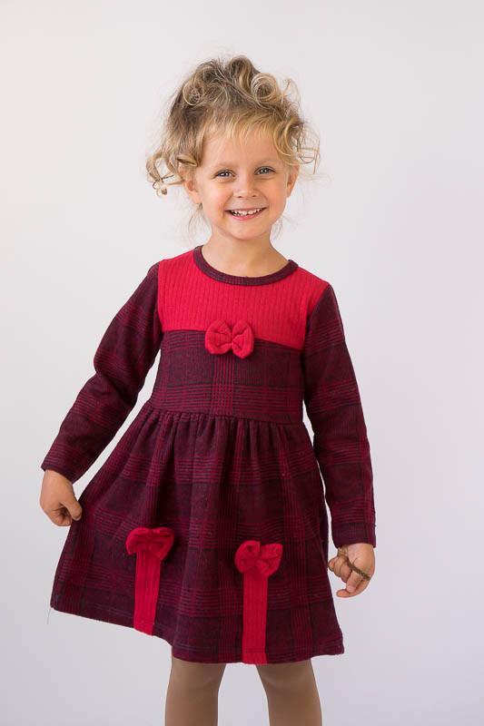 Сукня тепла для дівчаток 55-503-380