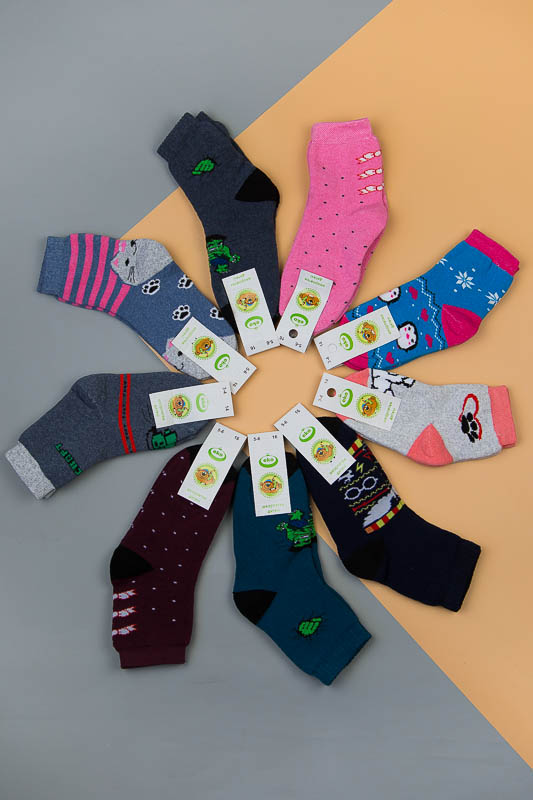 Шкарпетки дитячі махрові 5555