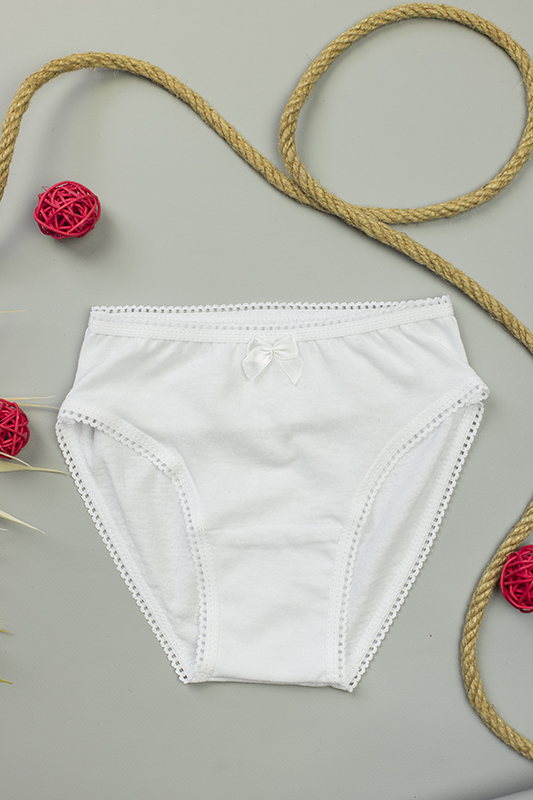 Труси для дівчаток з ажурною резинкою 6104